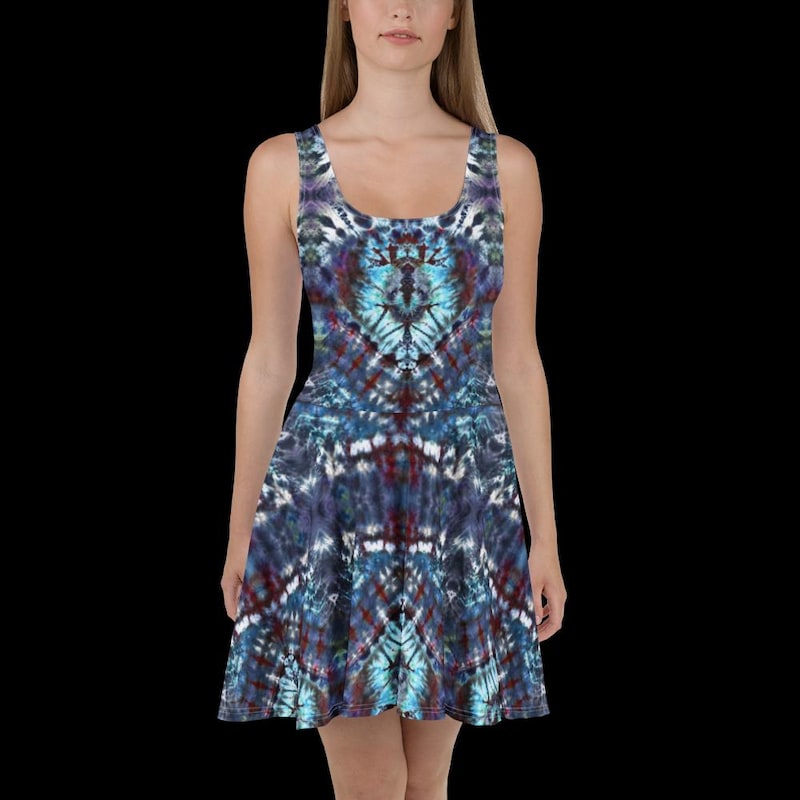 Spectral Bloom skater dress
